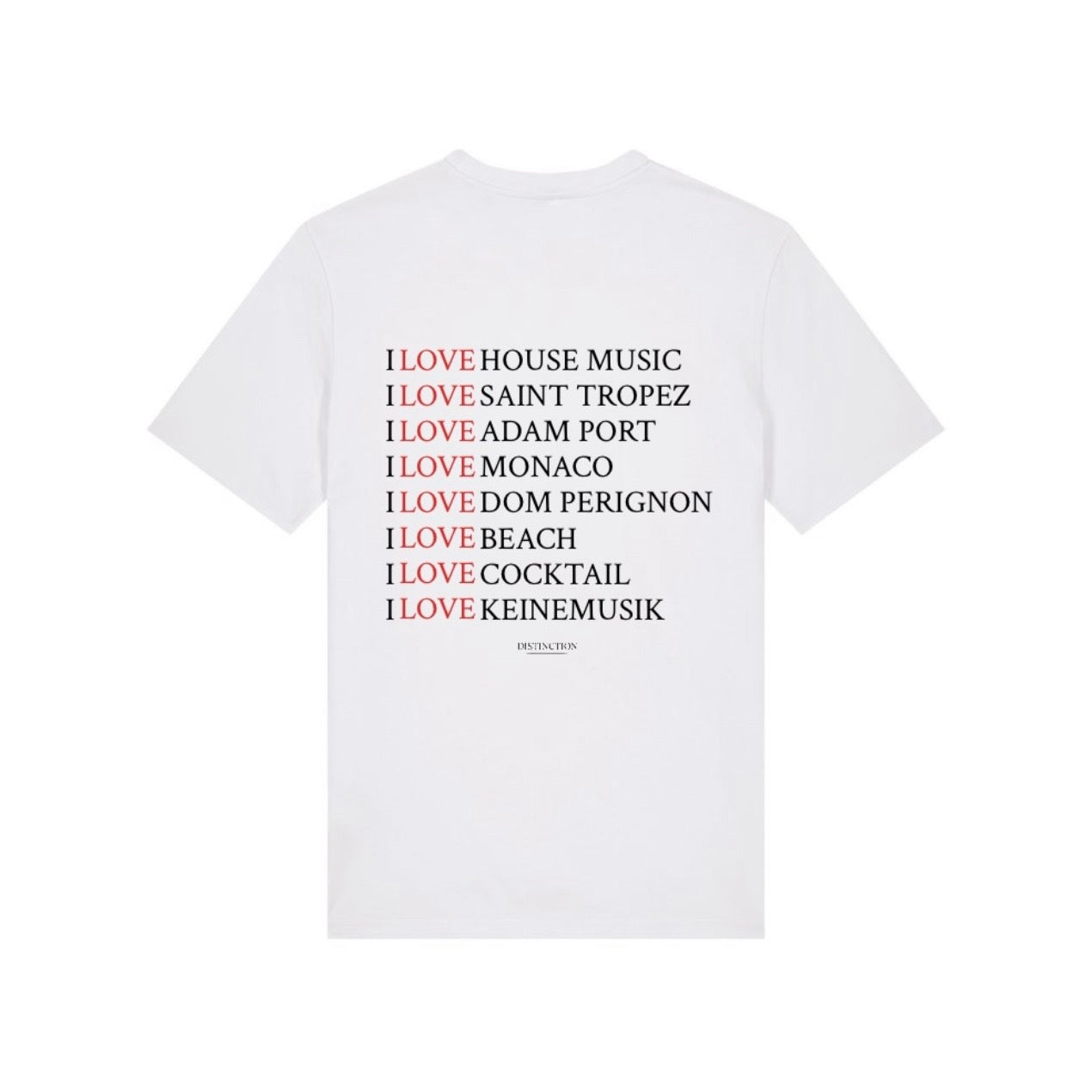 T-shirt I LOVE HOUSE